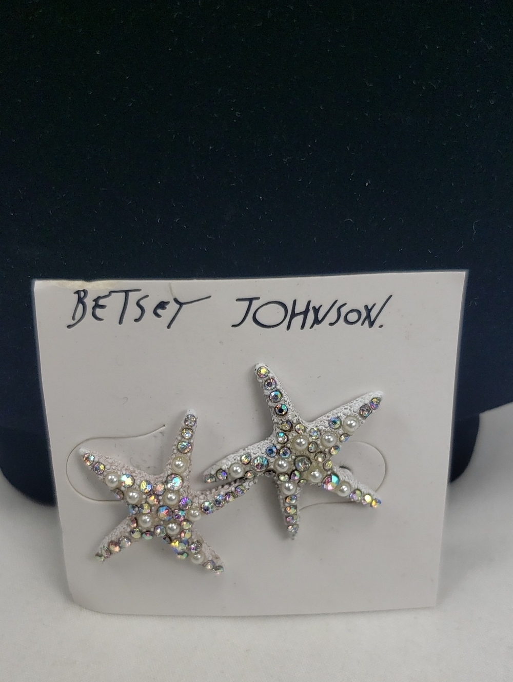 Betsey Johnson Starfish Earrings NWT